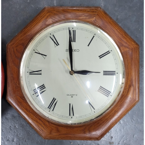 62 - Collection of Four clocks including a Seiko clock (4)