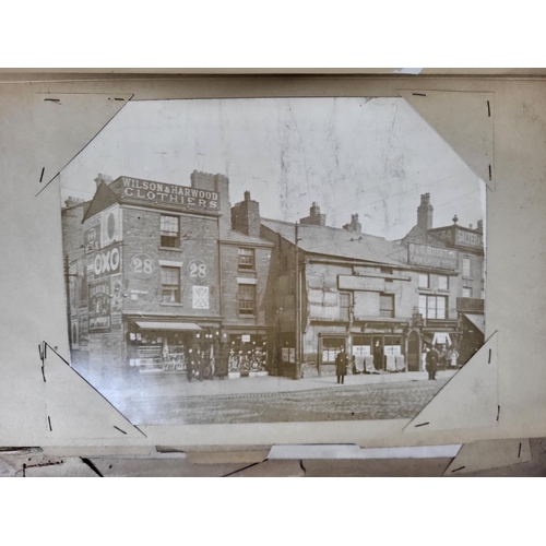 136 - Vintage Photo album containing black and white photos of mid 20thC northern working scenes