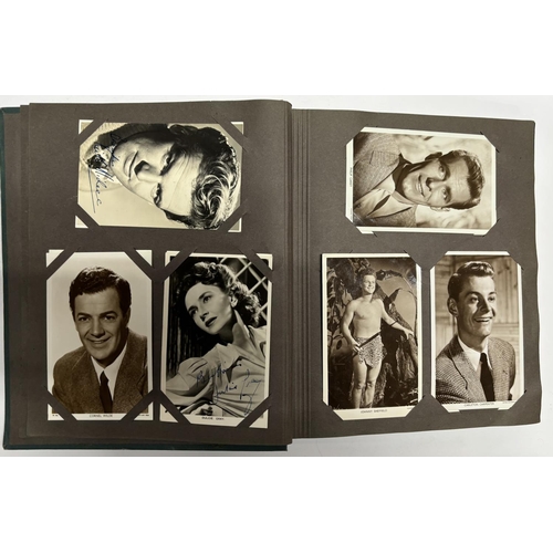 143 - Album of film stars with pictures with some of them signed including Dulcie Gray, including approx. ... 