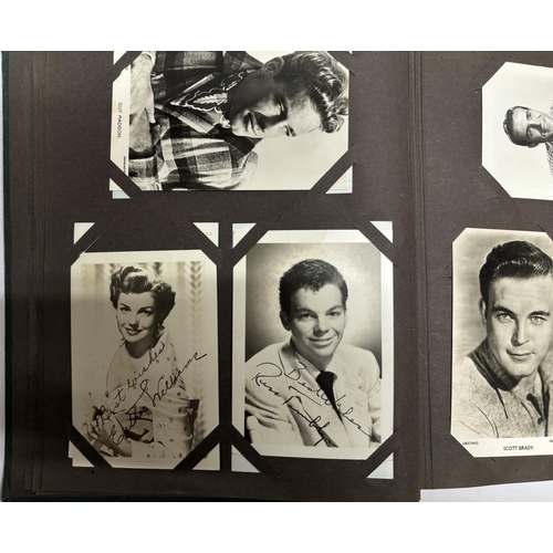 143 - Album of film stars with pictures with some of them signed including Dulcie Gray, including approx. ... 