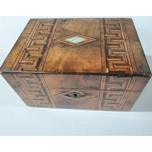 148 - Inlaid Victorian box