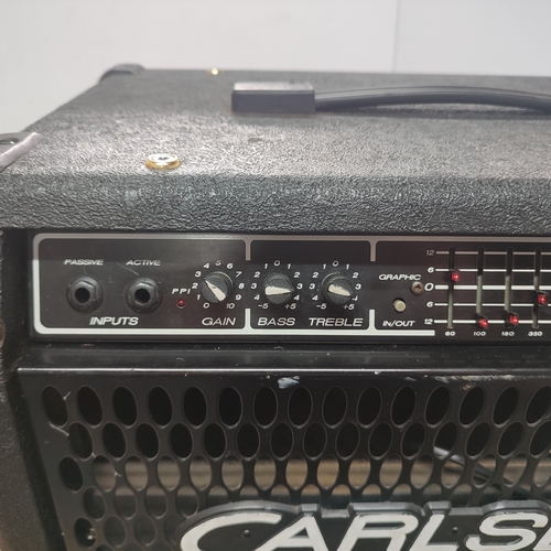 199 - Carlsbro, Viper Bass 100, amplifier with integrated equalizer and compressor, working