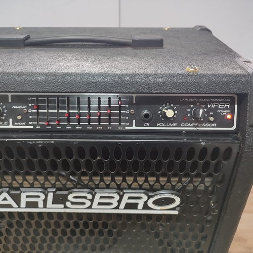 199 - Carlsbro, Viper Bass 100, amplifier with integrated equalizer and compressor, working