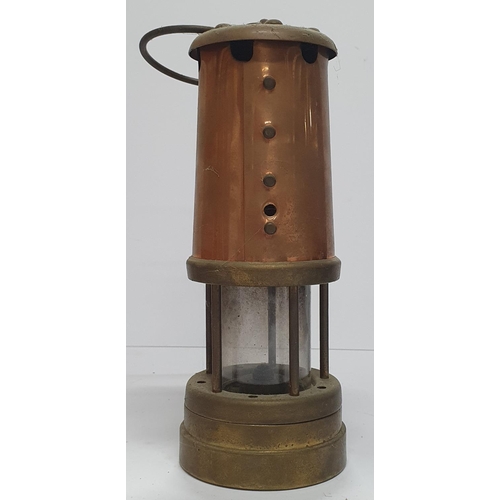 239 - British coalmining reproduction miners lamp for Aberaman Colliery, Wales