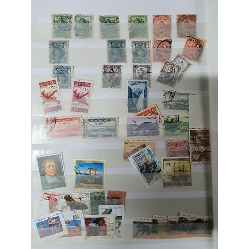 281 - Three stock albums containing a large quantity of world stamps including some good US over-prints, G... 