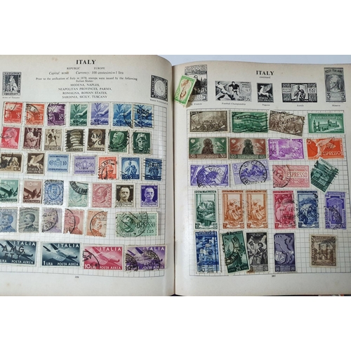 282 - Five various stamp albums containing various world stamps both used and unused (Qty)