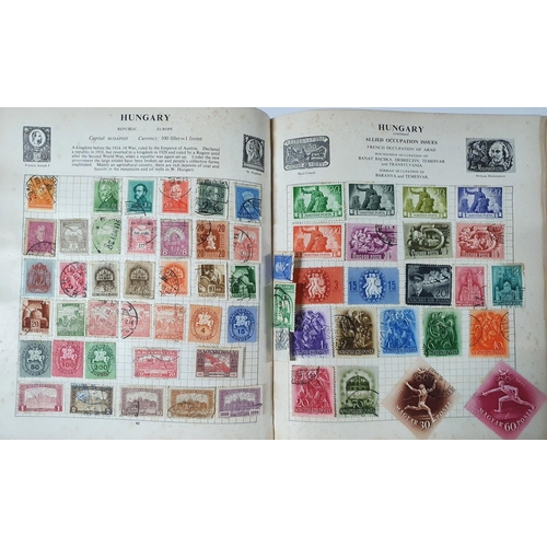 282 - Five various stamp albums containing various world stamps both used and unused (Qty)