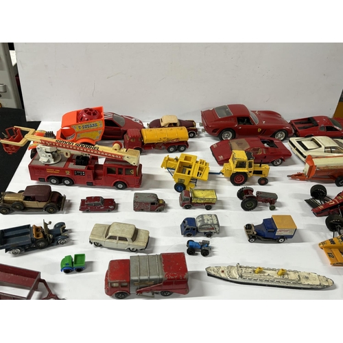 259 - Collection of diecast cars including Burago and Old Lesney