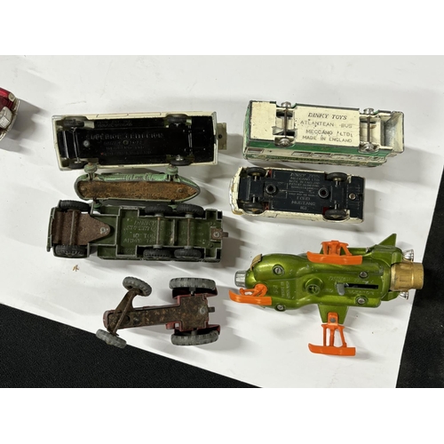 260 - Collection of old Dinky diecast toys including Boxed 263 Superior Criterion Ambulance, Ufo Intercept... 