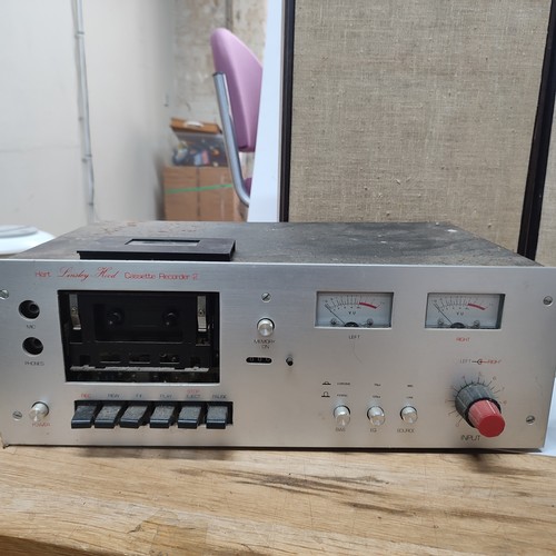 420 - Selection of vintage Hi-fi equipment including a Pioneer amplifier, AS-6 speakers a/f, and a Sony ta... 