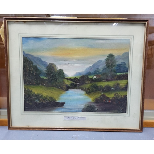 291 - Pair of unsigned, framed Oil paintings depicting Pendler in Germany (2)

Both oils measure 28cm x 40... 