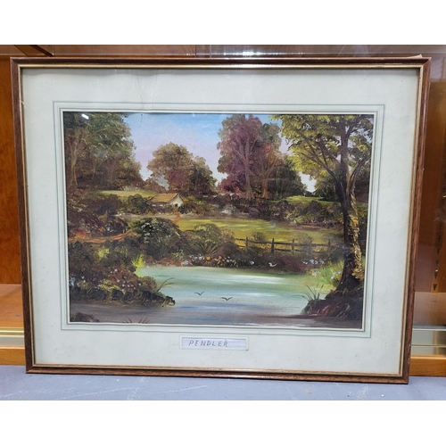 291 - Pair of unsigned, framed Oil paintings depicting Pendler in Germany (2)

Both oils measure 28cm x 40... 