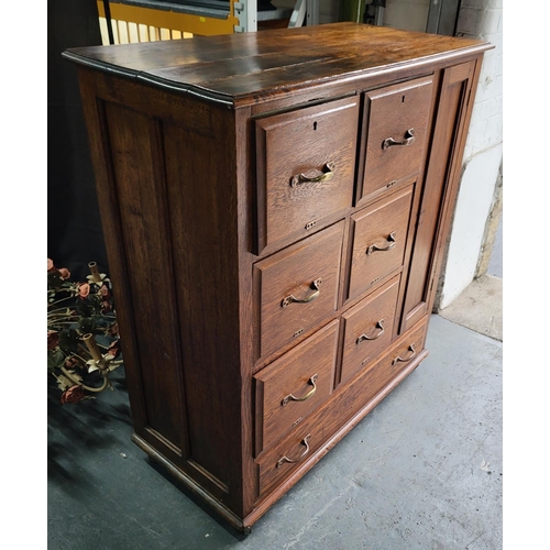 422 - Unusual set of drawers converted from an old Oak filing cabinet