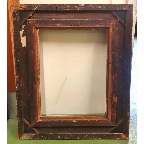 351 - Large, heavy antique gesso frame,

The internal measurements are 63 x 47cm