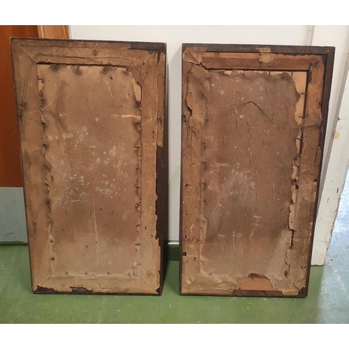 352 - Pair of matching Edwardian Oak frames (2),

The internal measurements are 59 x 26 cm