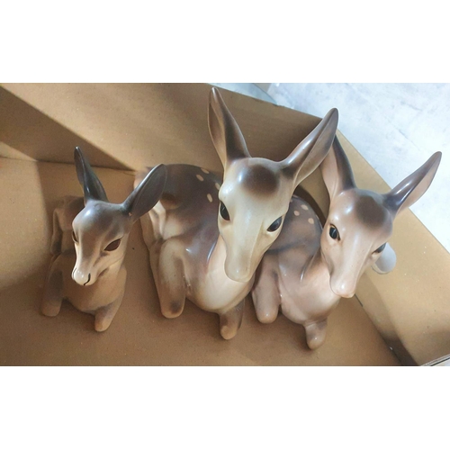 759 - Three Beswick Deer in graduating size (3)