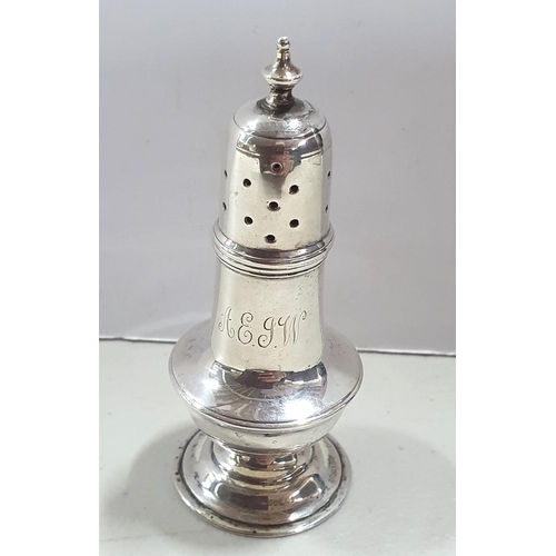 16 - Chester silver 1911 pepper pot,

37 grams