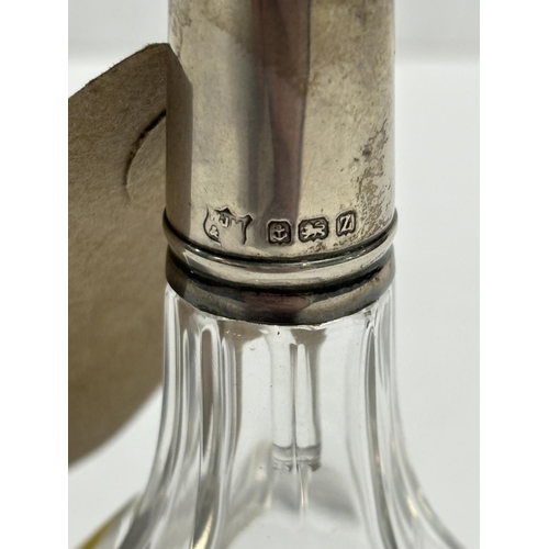 26 - 1924 Birmingham Silver scent bottle