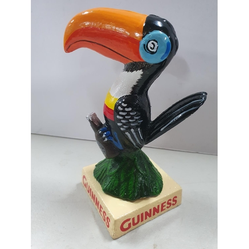 144 - Cast metal Guinness Toucan,

16cm tall