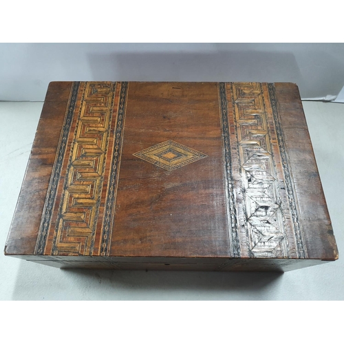 151 - Inlaid Victorian workbox