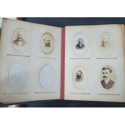 176 - Empty Victorian photograph album (a/f)