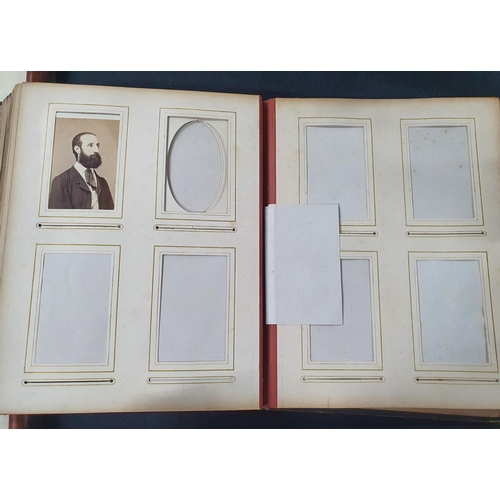 176 - Empty Victorian photograph album (a/f)