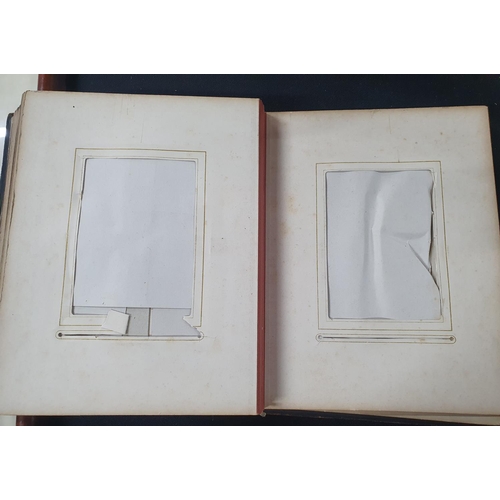 176 - Empty Victorian photograph album (a/f)