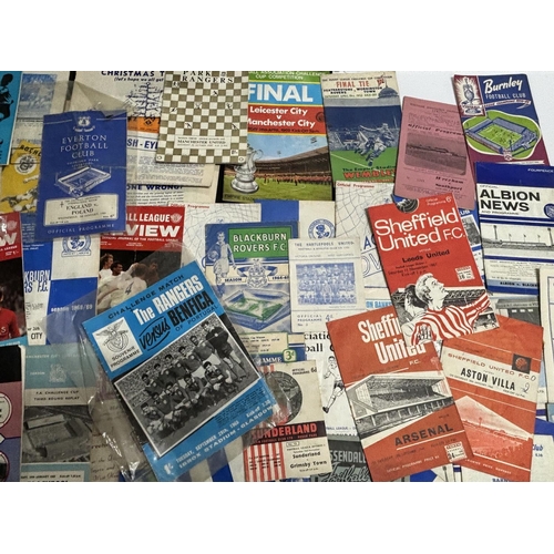 198 - Large collection of 1950-1960s Football programmes including England v Poland in 1966 and the 1952 R... 