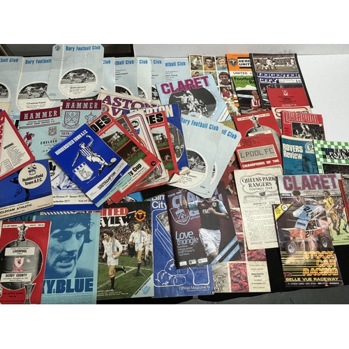 199 - Large Collection of Football programmes from the 1970-80s including Bury, Huddersfield, Villa, Ipswi... 