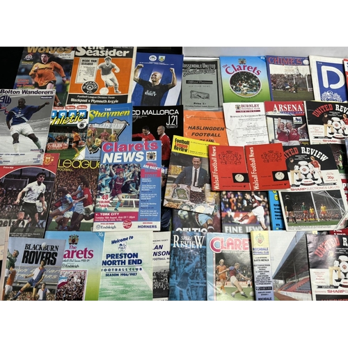 206 - Collection of football programmes from 1980s onwards including Manchester United and Burnley