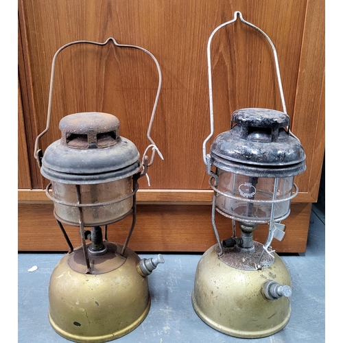 227 - Two vintage Pyrex Tilley lamps (2)