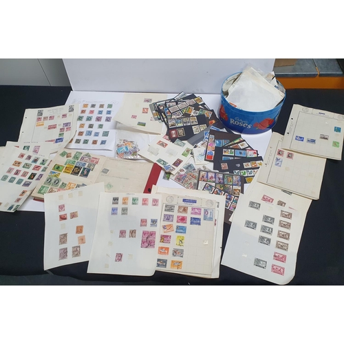 296 - Large quantity of dealers sheets, loose stamps and an album, mainly Commonwealth unused and used, QV... 