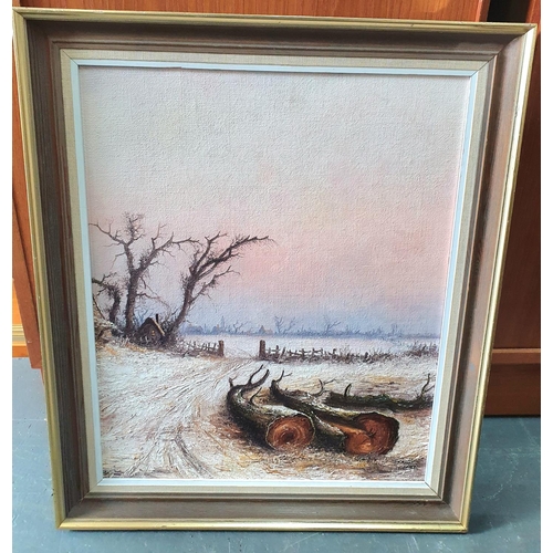 286 - Fine quality, late 20thC oil painting, unsigned but inscribed 