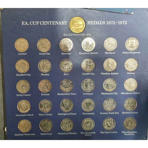 114 - Collection of various reproduction Football badges and medals (Qty)