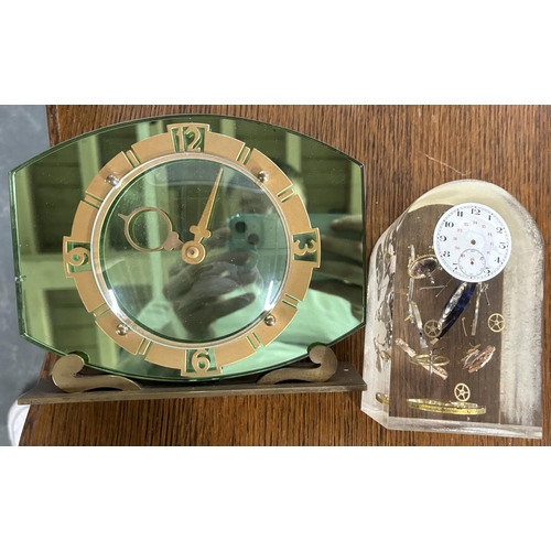 332 - Collection of clocks including bike clock