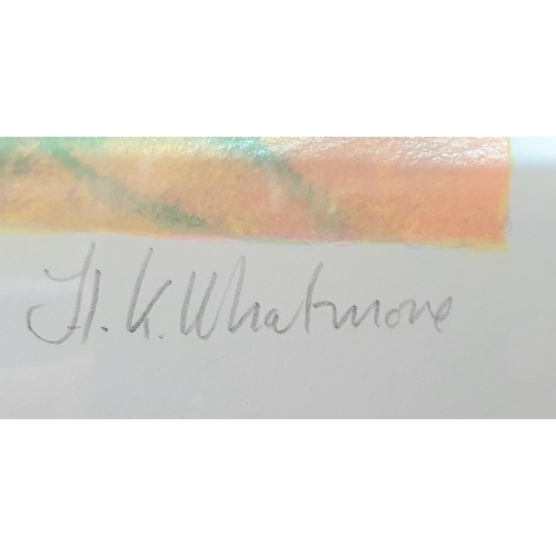 370 - Nel Whatmore (born 1962) large floral screen print, signed in pencil, limited edition of 395 togethe... 