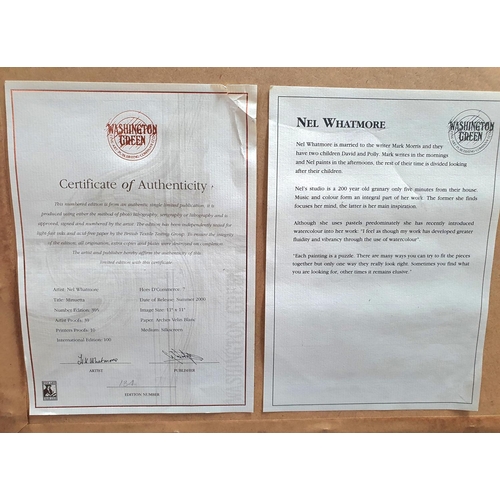 370 - Nel Whatmore (born 1962) large floral screen print, signed in pencil, limited edition of 395 togethe... 