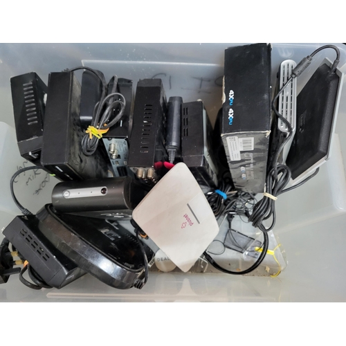 408 - Collection of various TV boxes (Qty)