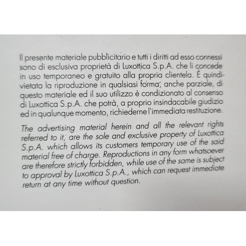 488 - Official Italian advertisement poster by Giorgio Armani