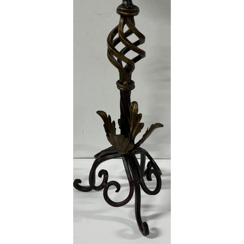 528 - Metal Ornate candle stand
