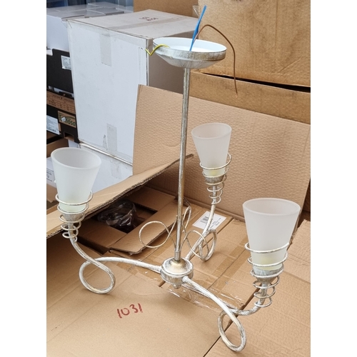 529 - Large collection of various fine quality boxed modern lighting approx. 120 lights in total includes ... 