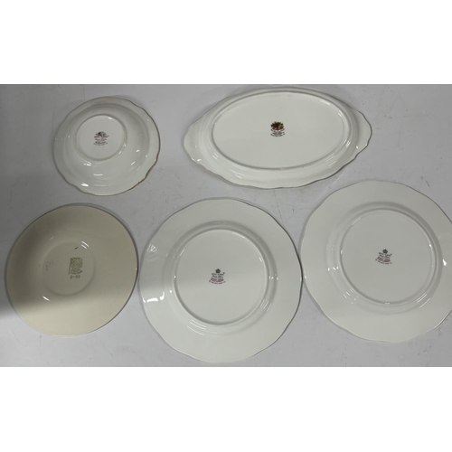 587 - 4 Royal Albert plates including black Diamond and Old Country Roses with 3 luster jugs and a Weather... 