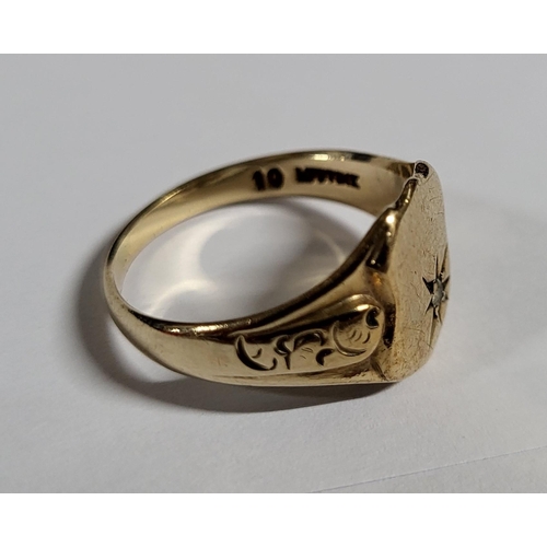 72 - 9ct Gold Signet ring 



Weight - 4.7g              Ring size - U/V