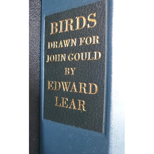 153 - BOOKBINDERS COPY - Birds Drawn for John Gould by Edward Lear Limited Edition Lear, Edward Published ... 