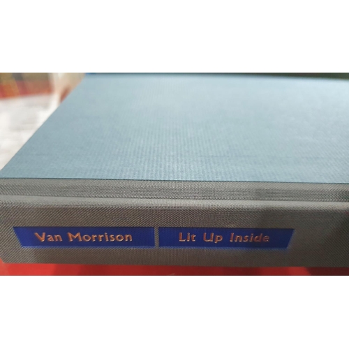 158 - BOOKBINDERS COPY - The Selected Lyrics of Van Morrison: Lit Up Inside (Signed) Van Morrison Publishe... 