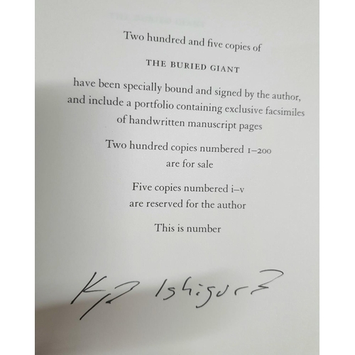 167 - BOOKBINDERS COPY - The Buried Giant (Signed Limited Edition of 205) by Ishiguro, Kazuo published by ... 