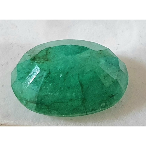 201 - 15.89cts Natural OVAL CUT EMERALD  from  COLUMBIA,

TREATMENT - Only standard oiling