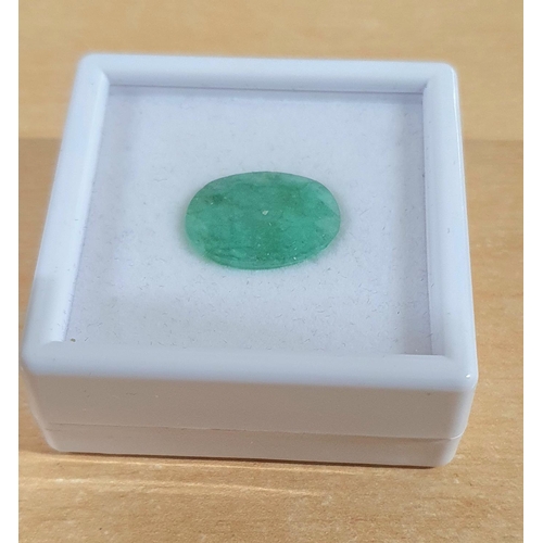 201 - 15.89cts Natural OVAL CUT EMERALD  from  COLUMBIA,

TREATMENT - Only standard oiling