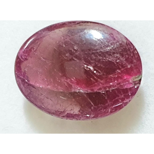 203 - Natural, untreated 19.50ct SANGRE PIGEON CABOCHON RUBY