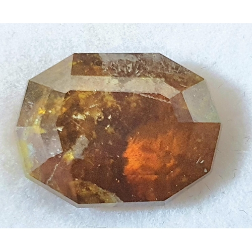 211 - Natural, untreated, 16.57ct SPHALARITE FROM SPAIN INCLUDED MASTER CUT